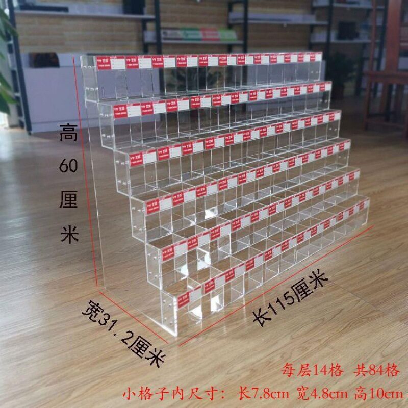 笔架文具店展示架多层阶梯宝塔柜台亚克力透明架子学生钢笔收直销