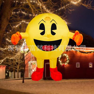 热卖氛儿IAG、成人大笑脸充气服气模气节日搞怪围童充道具