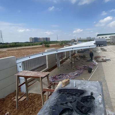 膜结构遮阳雨棚工程户外景观单挑停车棚遮阳棚电动汽车充电桩雨棚