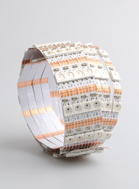 内置IC WS2812B幻彩LED灯带 5V 5050跑马流水追逐全彩灯条 可编程