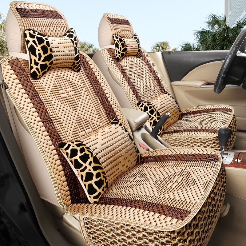 2019新款汽车坐垫全包座四季通用皮冰丝座垫小车专用座椅夏季