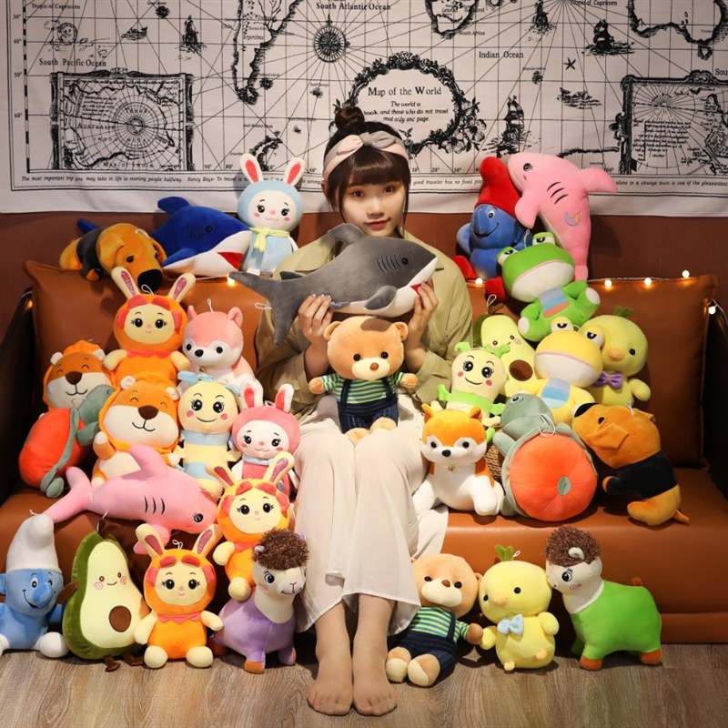 毛绒婚庆婚礼抛洒娃娃小公仔餐大礼包结婚活动抓娃娃机玩偶