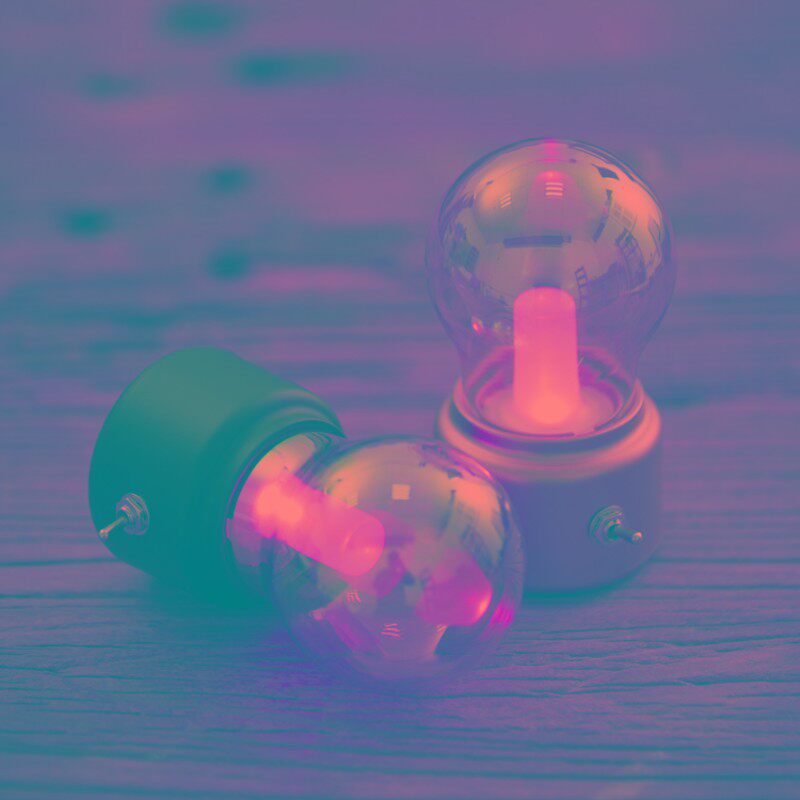 复古灯泡灯 创意英伦风USB充电小夜灯 led节能迷你床头氛围台灯