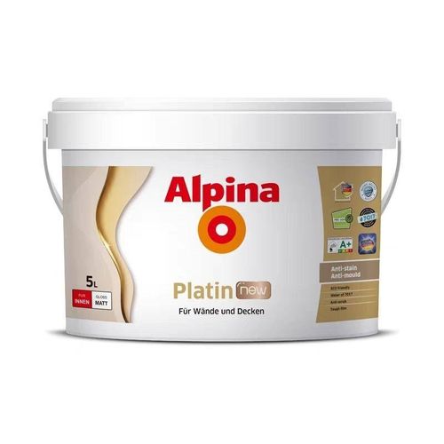 阿尔贝娜尊享铂家墙面漆1级耐污3万次耐擦洗,防潮防霉,趋零VOC