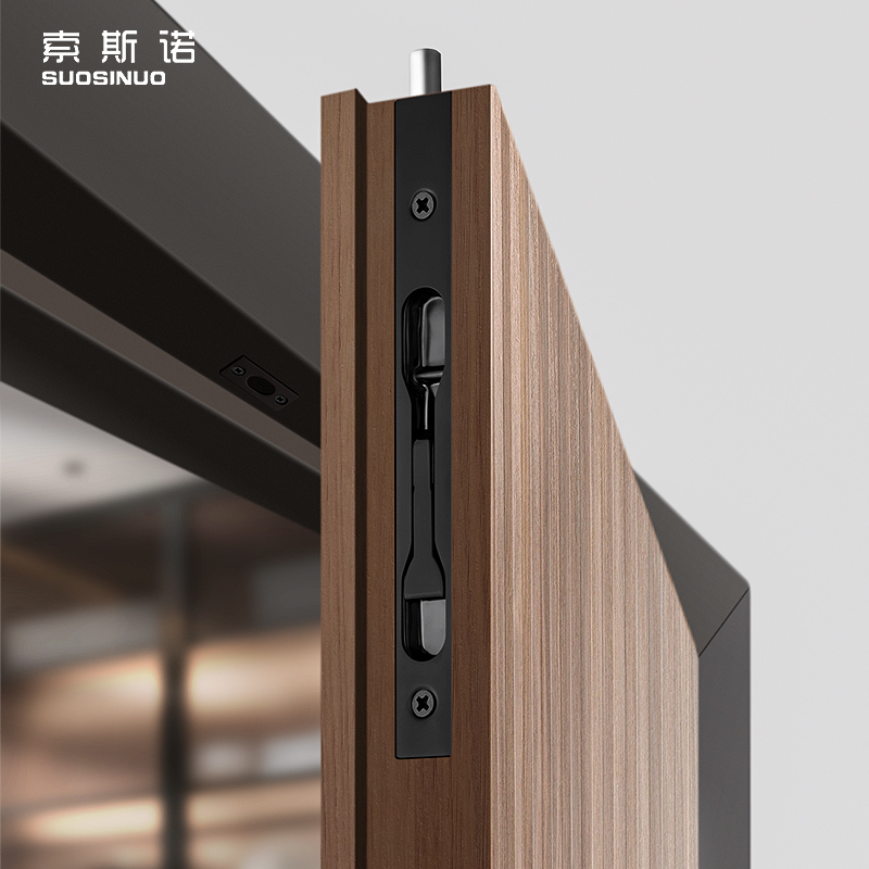 索斯诺防盗子母门插销对开门天地插销家用门栓木门加长隐藏暗插销