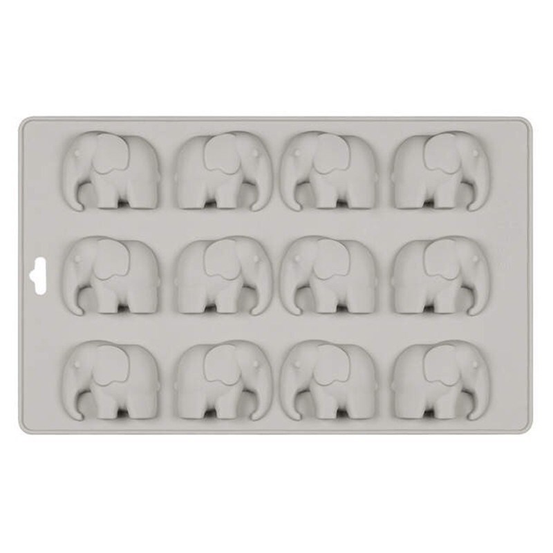 连泰国大象巧克力糖果点心蛋糕装饰DIY烘培凝滴胶制冰石膏模具