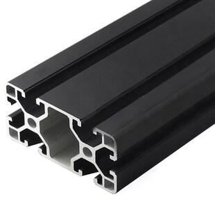 4080H 黑色欧标工业铝型材铝合金4080黑色铝型材框架流水线工作台