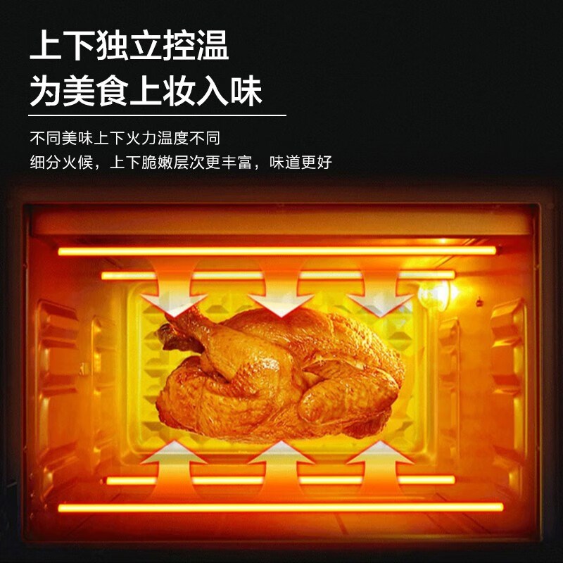 格兰仕烤箱家用烘焙小型多功能202新款升大容量电烤箱32升