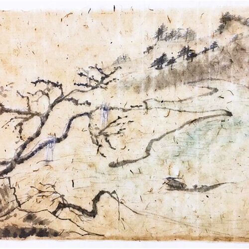 西和麻纸 敦煌残纸 麻纸 参展书法创作毛边纸 半生熟土纸 纯手工