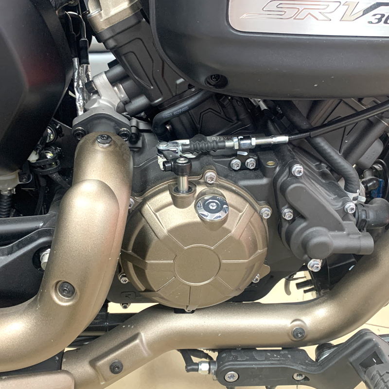 QJ闪300s 改装机油尺装饰螺丝机油防盗螺丝磁电机气缸装饰盖