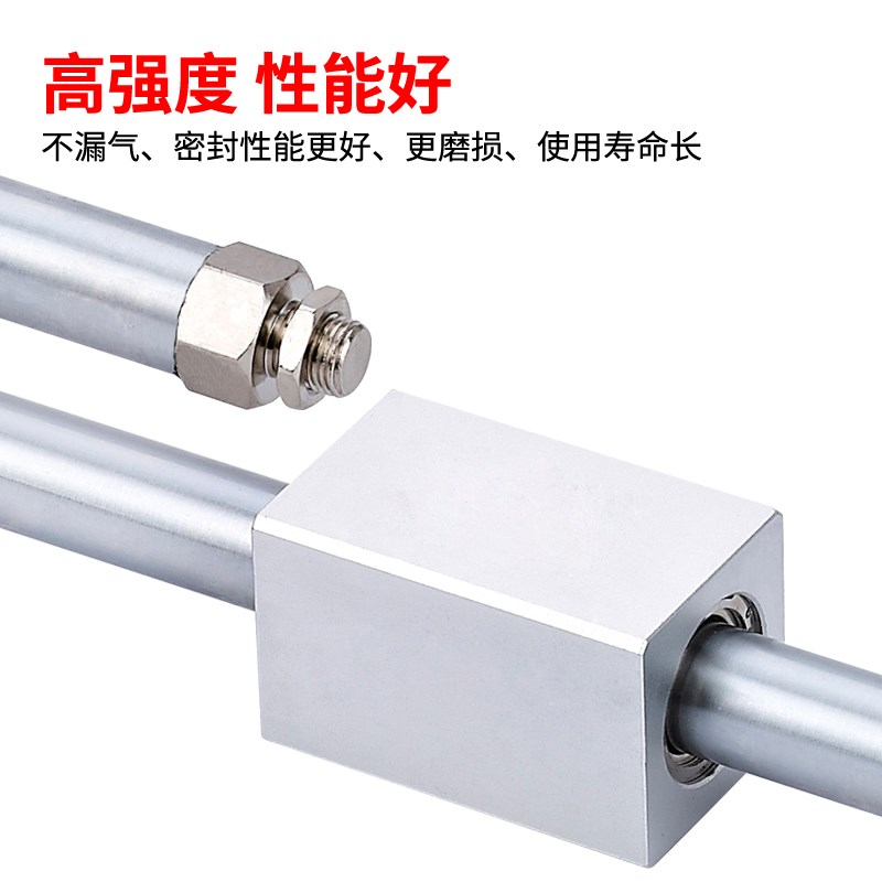 原装气动滑台磁偶式无杆气缸CY1B/CY3B15-100/200/300/0/0LB