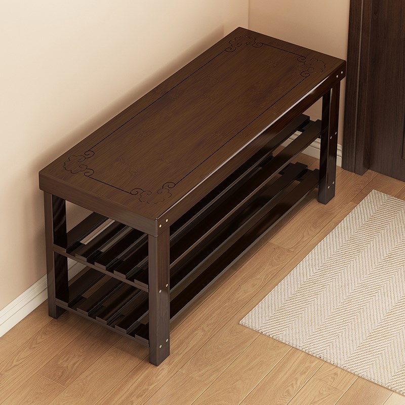 实木换鞋凳门口家用入户门创意鞋柜坐凳一体玄关高级感鞋架穿鞋凳