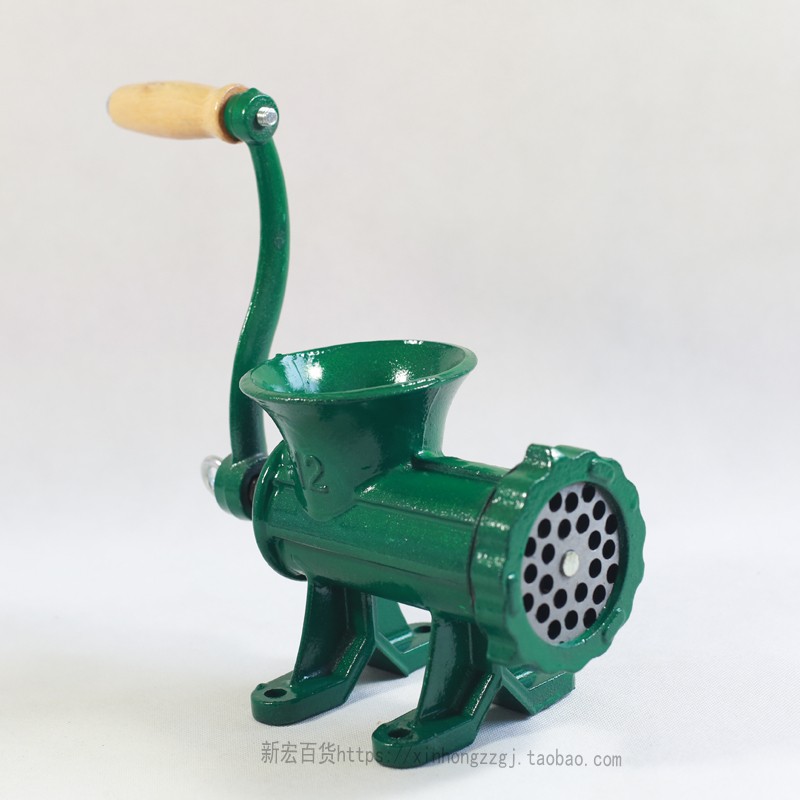 家用铸铁手动绞肉机号灌肠机碎肉宝香肠机绞鸡架搅辣椒碎菜机