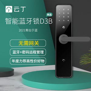 云丁D3B蛋壳公寓密码锁鹿客租住app出租民宿酒店电子智能锁防盗门