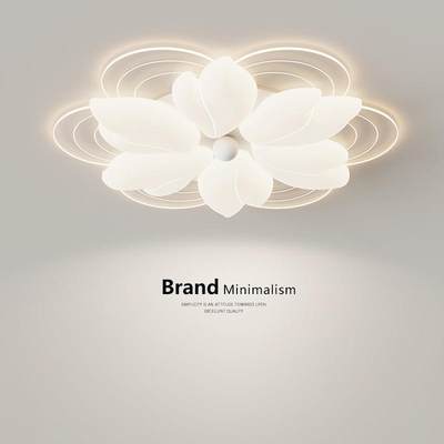 客厅吸顶代奶油风简约现创全光谱护眼卧室灯576智能灯意具组灯合