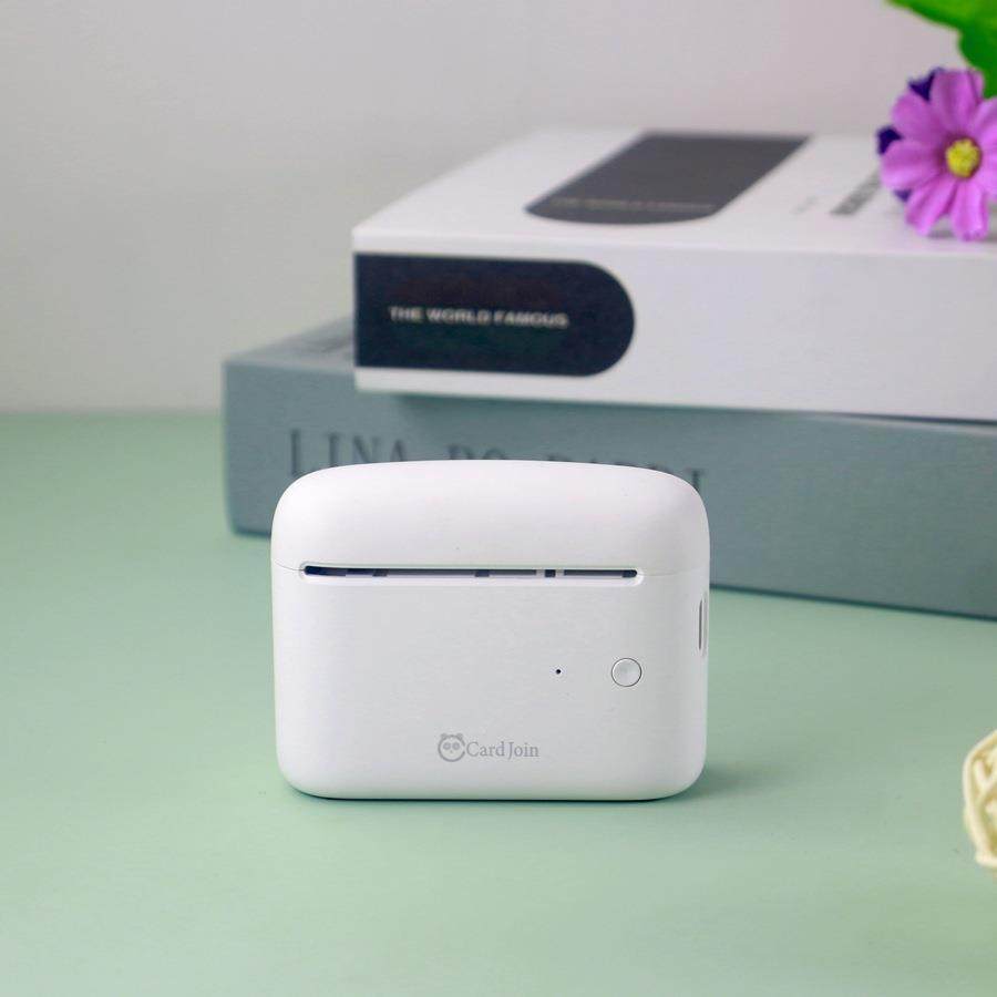 CJ01源头厂迷你便携打热敏工打印敏机卡纸热标签打印机口袋照片印