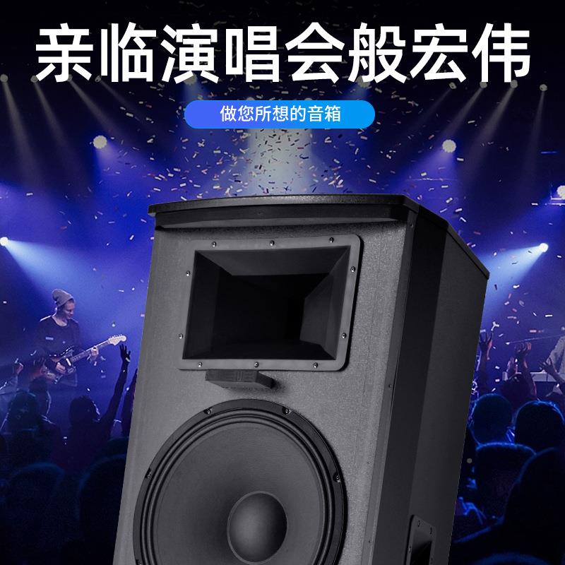 专业音响双5婚庆会寸议877主持音箱家用1木箱体大音量舞质台音响
