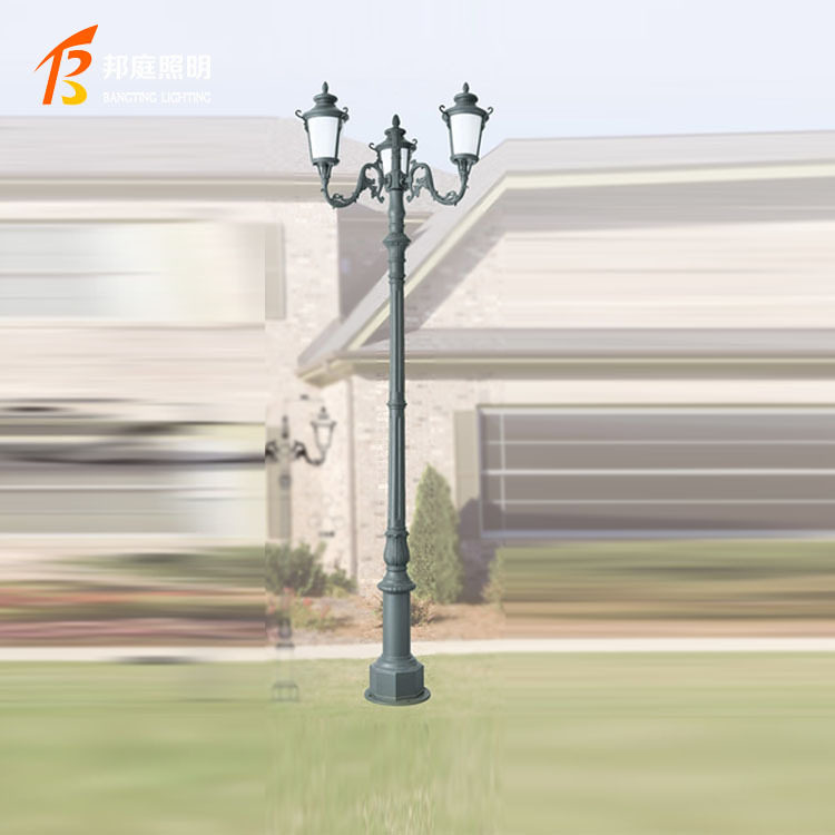 LED太阳能户外草坪灯 欧式庭院灯户外防水壁灯园林柱头工厂直供