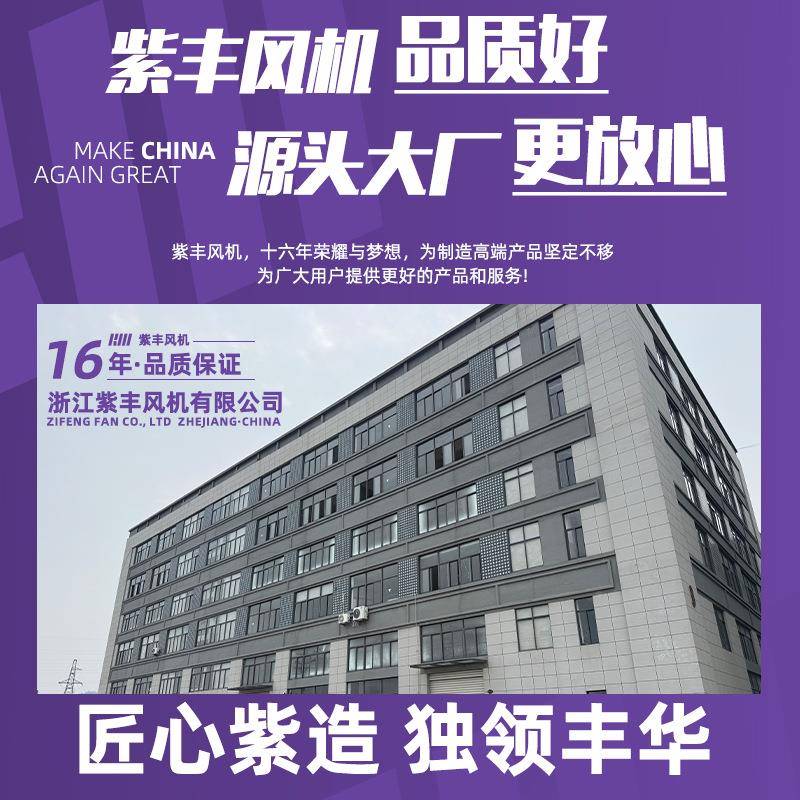 紫丰斜流增50压排气排家用卫生间换气扇厨管房道扇抽风机烟静音