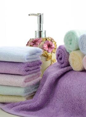 6千竹坊条竹浆纤维毛巾柔软F9M756H9中竹炭巾吸水柔软家竹用成人