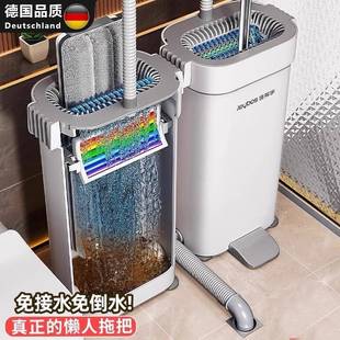 带桶净墩免平板一国拖家用2025布懒人德手洗拖把拖地429新款 拖布