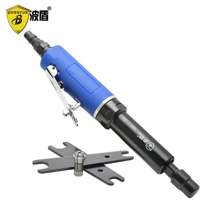 波盾加长型无品牌/气动刻磨机3/mm夹头风磨机打磨机直磨机B6D-600