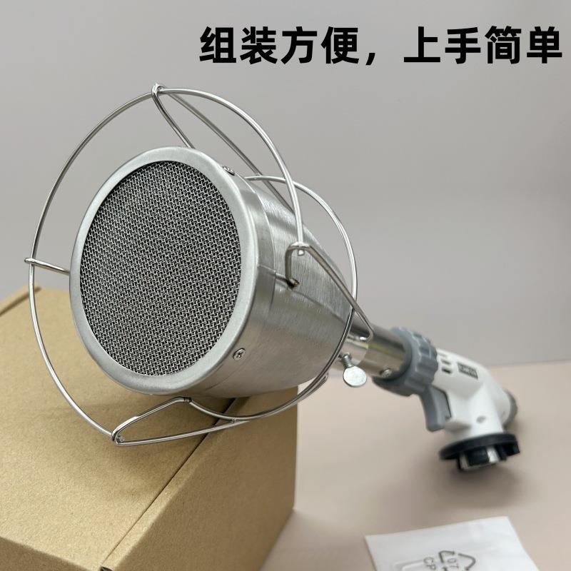0不锈4钢户外无烟烤肉喷头烘培MT-10010BQ3野餐烧烤喷火头聚火省