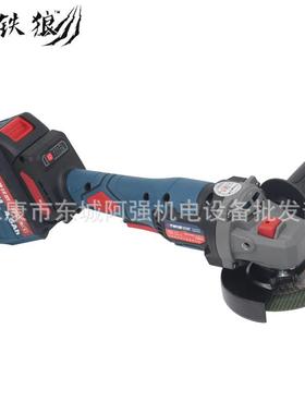 铁狼光168VF无磨刷锂电角磨机手持式切NRY割机机调速打大容量磨机