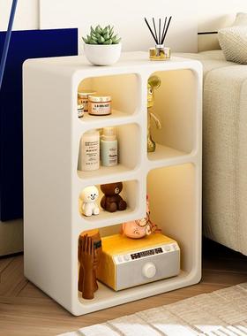 0CHT22081A创奶油风边几现代简客发厅沙边柜卧意室桌子家用约置物