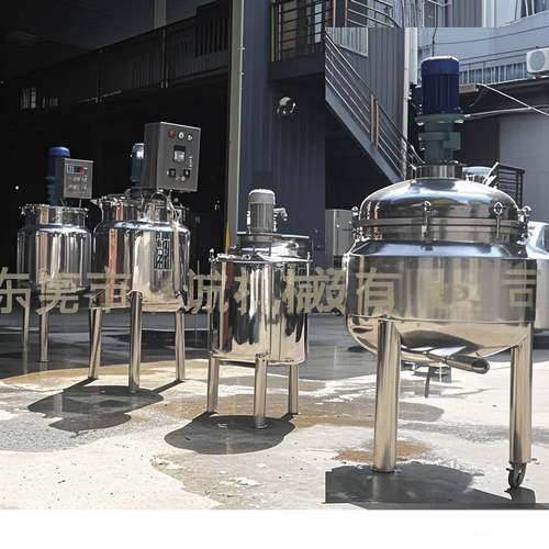 广东家厂大型不锈钢04液体加热OBI质均混合设备立式3搅拌机搅拌罐