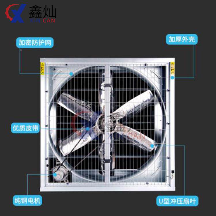 鑫重YYY锤式负压风扇机畜牧养殖风大功率负压机工业排气轴流抽风