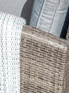 WMW户外院沙台发室外庭院露花园休闲沙发桌椅组合别墅子水藤椅防