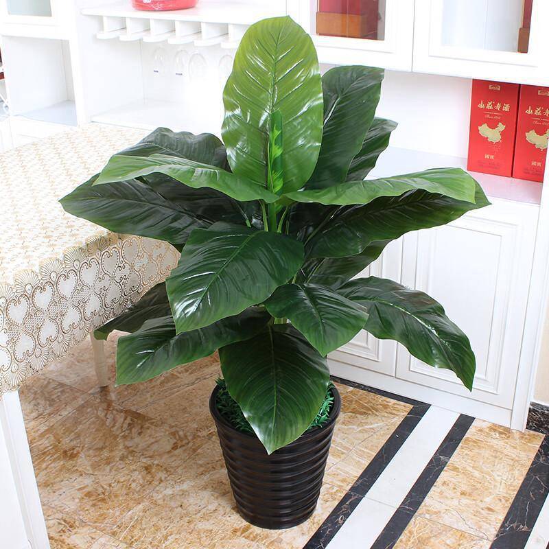 仿真植物假花真景绿植盆栽ljr05190客厅假盆室内树仿树大真型仿落
