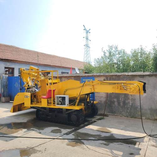 矿用 履带刮板扒渣机 全液压马达四驱装渣机 多路阀控制扒渣机