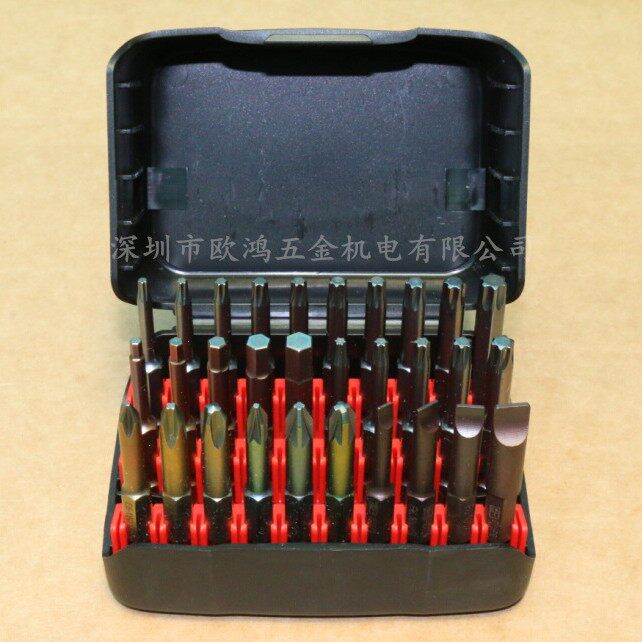 进口瑞士PBE6.990工具30件盒装1/4"精密批头螺丝刀刀头组合