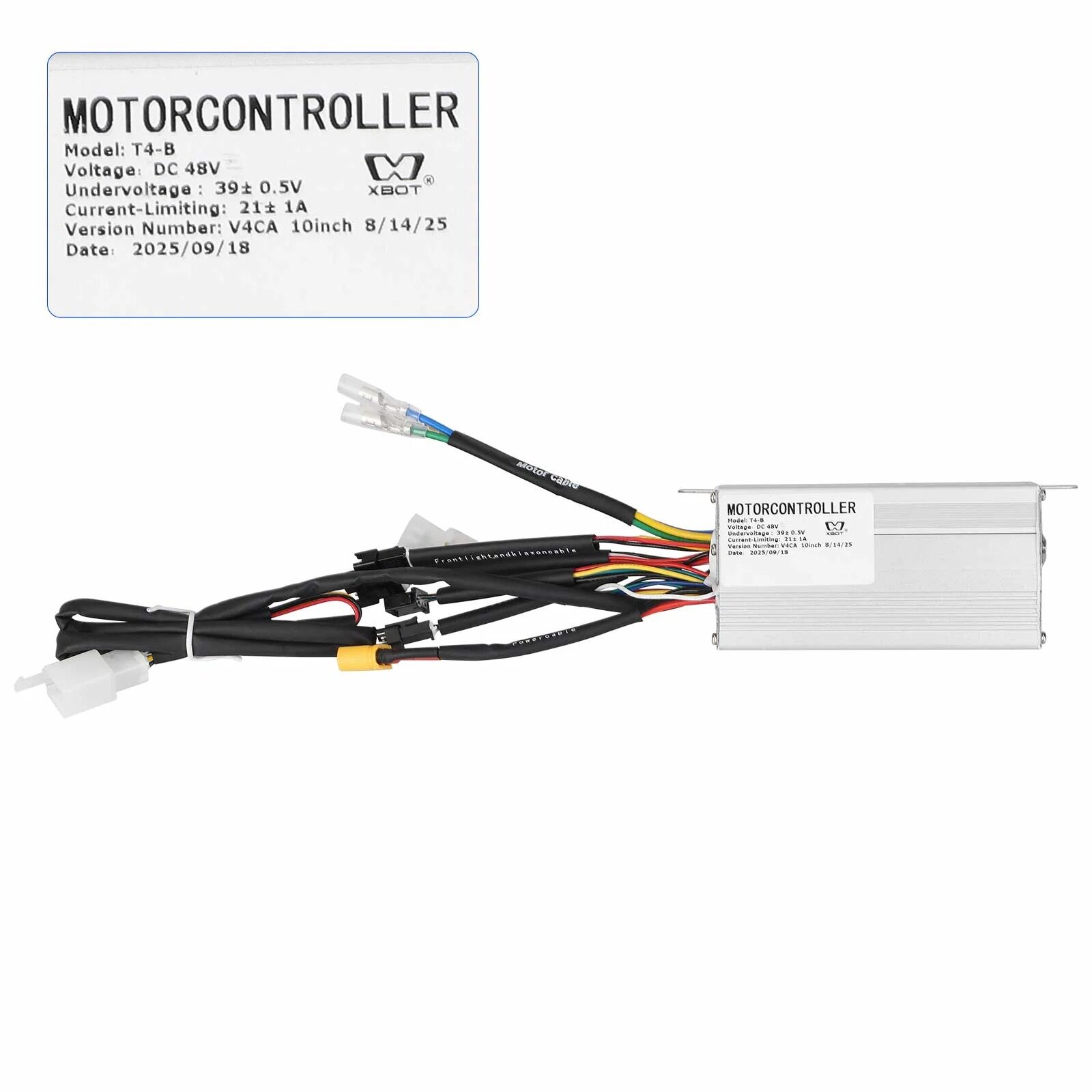 适用于电动滑板车Xbot-T4-B 48V控制器-Zwheel 8个端子控制器配件