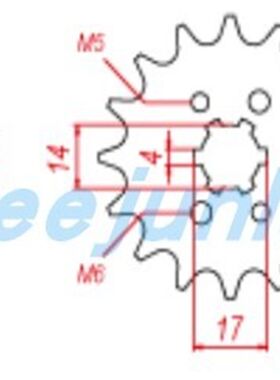 TRX90 X CRF125 F 前牙盘 小齿 小飞 链盘 428链条13齿