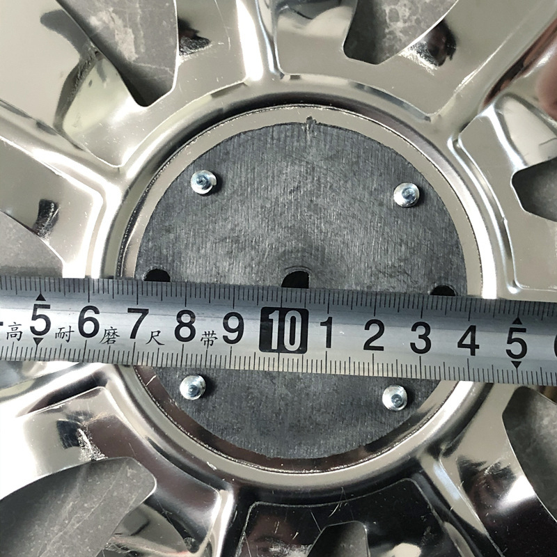 排气扇不锈钢扇叶风叶换气扇7叶轴流风机扇叶D孔叶片配件通用铁叶