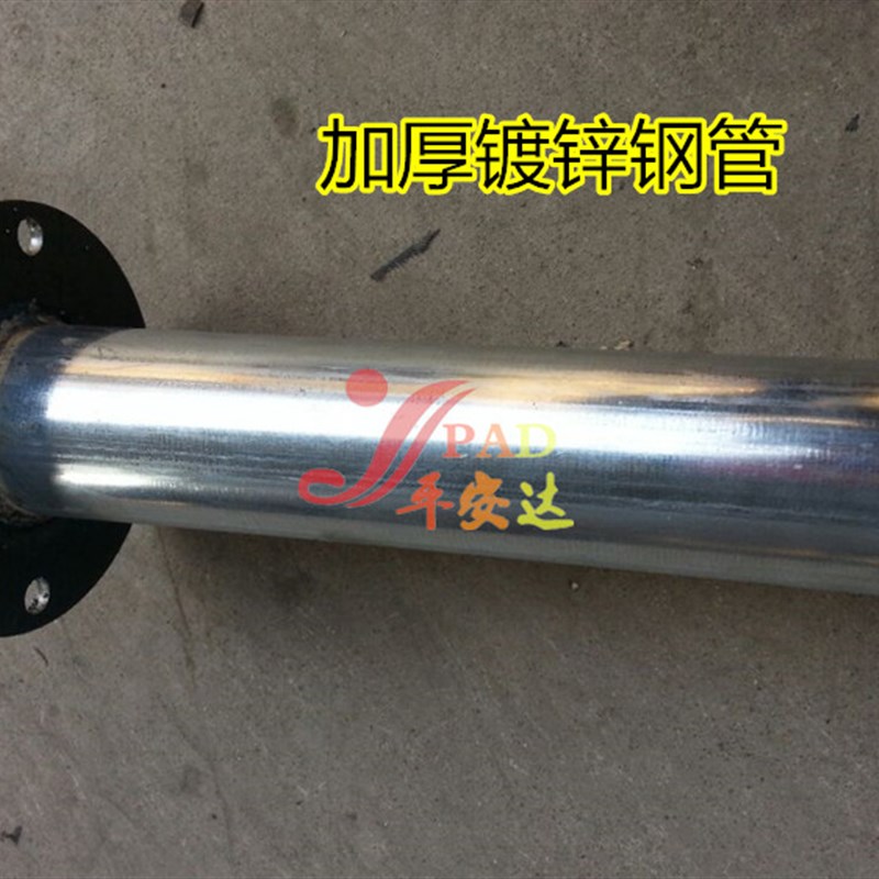 镀锌钢管立柱 广角镜立杆 反光镜立柱  爆闪灯支架 标志牌立杆