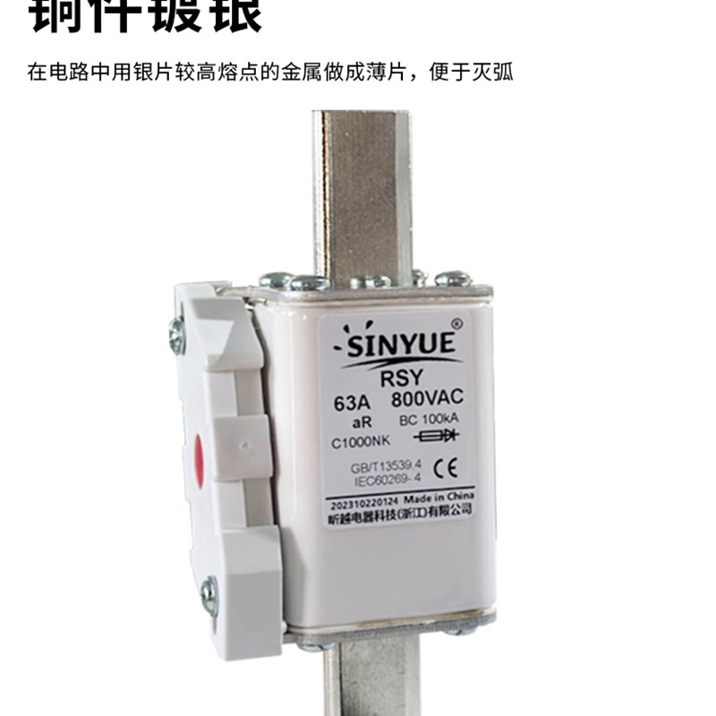 快速熔断器 插刀型带指示微动开关熔断器 0V1000V102000