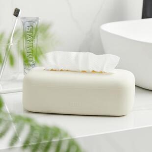 风油纸纳巾盒脸卫生间抽纸奶盒洗脸巾创692意收盒洗巾