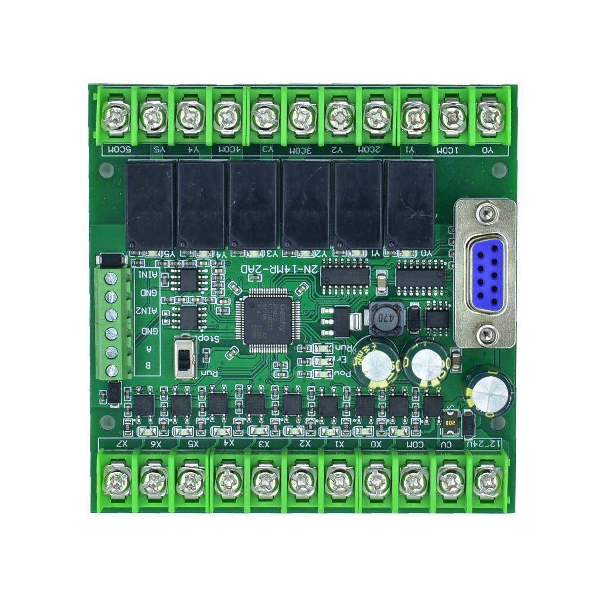 国产pl4c工控板编5程控制器fx2n-10/1804814/20/24/30mr/mt带8模