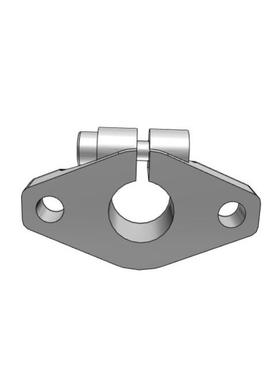 光轴F支座光轴固定座光轴SHFT20SH15DJBSHFD30不锈钢管轴固支定座