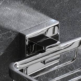 304不锈钢香皂盒卫生间肥皂架沥水香皂托壁挂式皂盒收纳免打孔