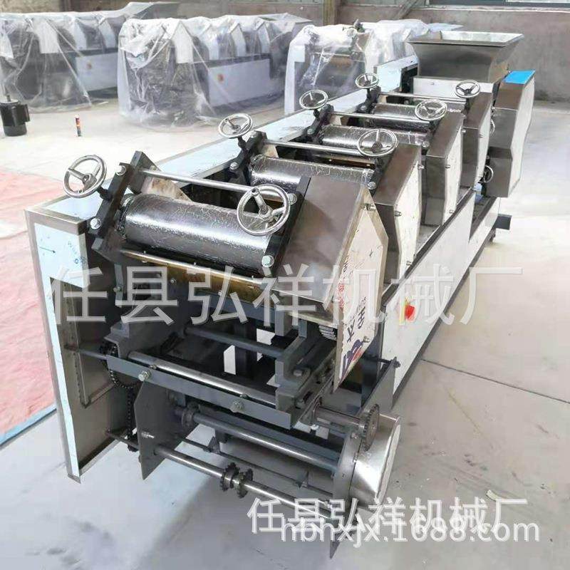 商面用729全动挂面机不锈钢条机7鲜面条挂面组饺子皮自混沌皮一体