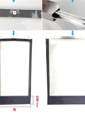 VLE隔磁性自吸软门帘透c8SEXkQR明帘磁吸门帘挡风断隔热超市商场P