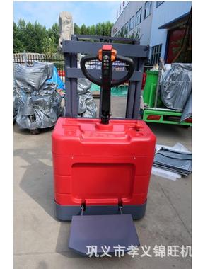 动堆高车步行全堆垛车电动叉车电站驾式电式动堆高505车站驾式叉