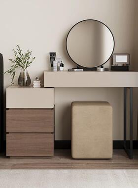 小妆户型实纯木梳台斗柜一体卧室功能OJB多小型床边床头柜化妆桌