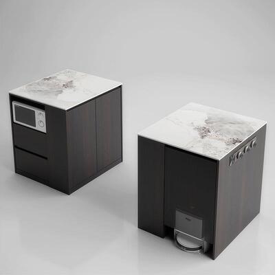 板岩单独个岛21131台头开放厨房吧式台多功能伸缩餐桌倒导台中简