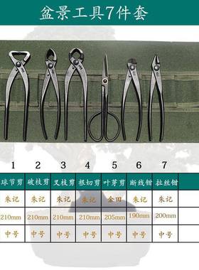 geu叉景工具套装朱记球节剪盆景修剪造盆景工具型工具枝剪破切杆